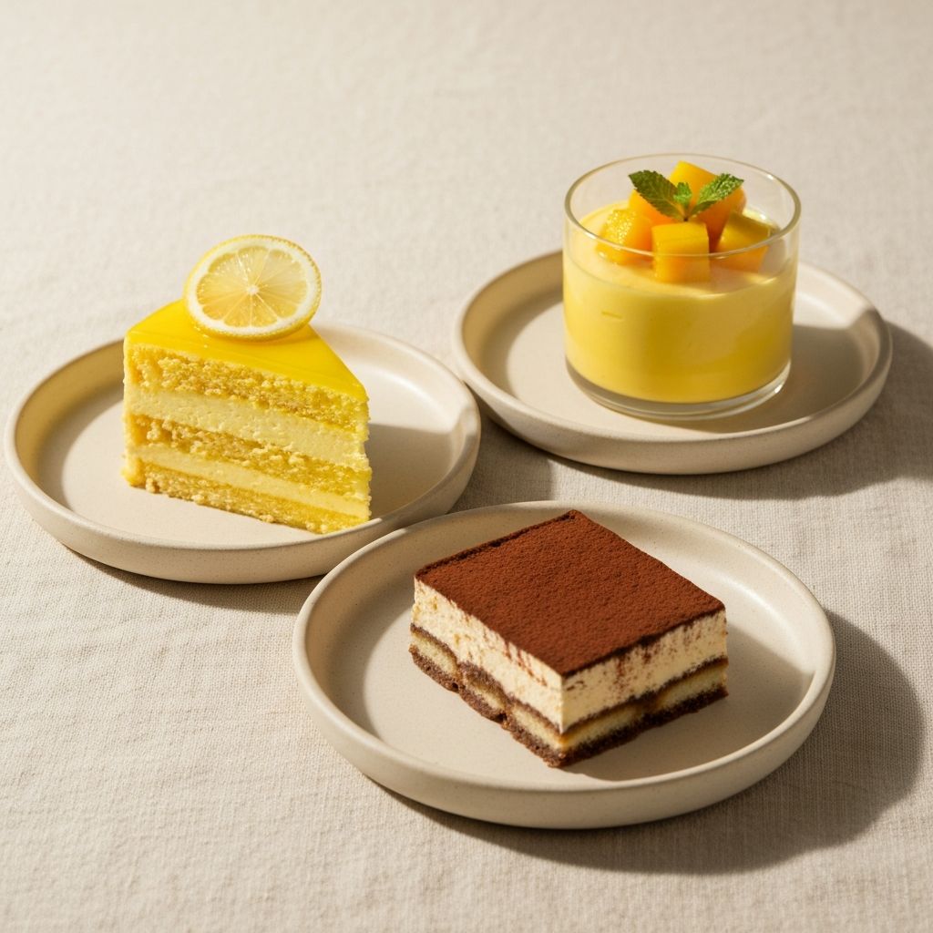 Desserts at Lucky Bite